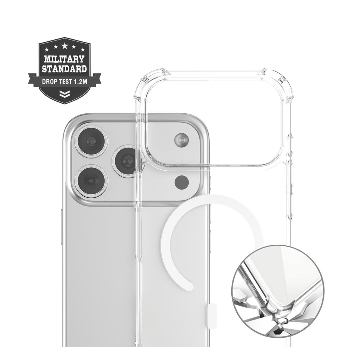 4smarts Handyhülle (Apple iPhone 17 Pro Max), Smartphone Hülle, Transparent - Bild 3