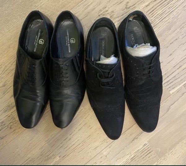 Men Dolce & Gabbana Heels Black Suede 42 #3DHH