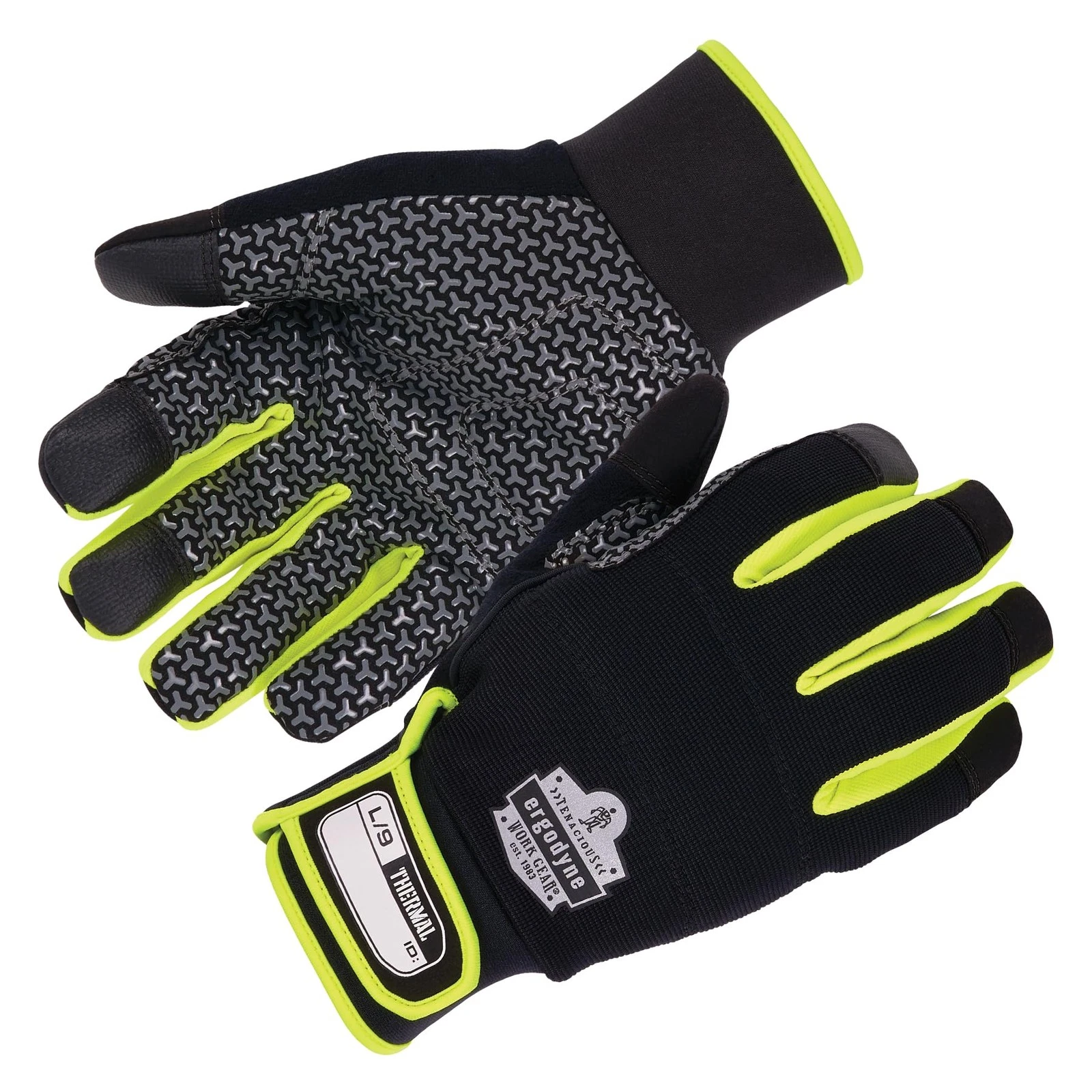 ProFlex 850 Insulated Freezer Gloves, Grip Palm, Touch Screen Capable, Cold S...