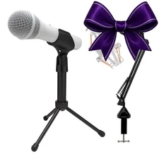 Samson Q2U USB XLR White Microphone Focus Pro Audio Shock Mount Bundle PRO