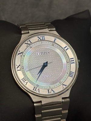 Citizen Exceed Eco-Drive Silver Watch Roman Dial From Japan