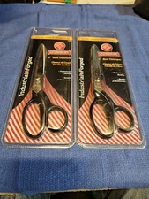 2 NEW  MUNDIAL 270-6 BENT TRIMMER DRESSMAKER SHEAR SCISSOR 6"