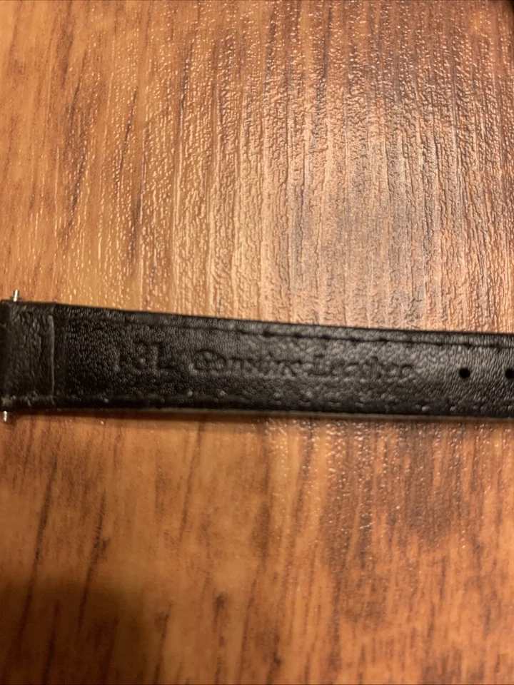 Timex Watch Band  Women Black Leather TX39913 LBK Thin Strap 13MM Vintage - Image 4 of 4