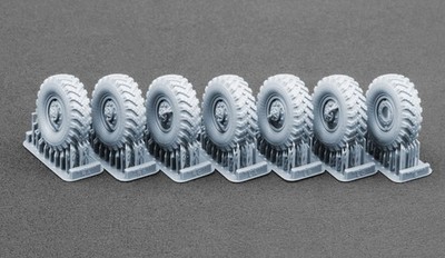 URAL-4320 OI-25 Weighted Wheel Set for Zimi Model 1/48 ScaleX WM-48001W