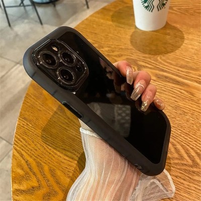 Stoßfeste Silikon Bumper Klar Handyhülle für iPhone 16 15 14 13 12 11 Pro Max