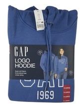 Gap Unisex Adult Embroidered Kangaroo Pocket Soft Fleece Hoodie XL