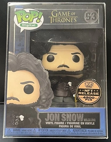 Funko Pop! Digital Game of Thrones Jon Snow Wildling 93 - 4500 pcs w/ Case