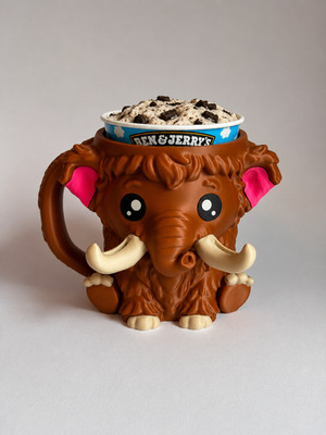 Mammut Eiscreme-Halter | 3D Druck | Für Ben & Jerry's & ähnliche Becher