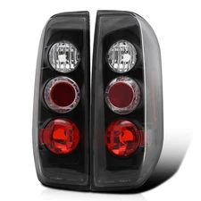 Black Fits 2005-2014 Frontier 2009-2012 Suzuki Equator Tail Lights Brake Lamps