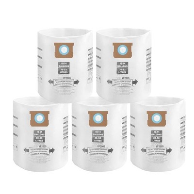 Shop Vac Bags 10-14 Gallon Type F & I High Efficiency Dust Filter Bags