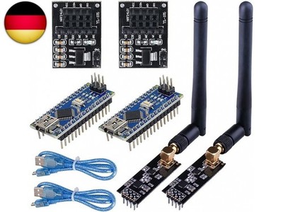 2Set RF Wireless Transceiver Empfänger mit Tutorial, NRF24L01+PA+LNA Wireless