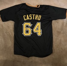 Rodolfo Castro Autographed Jersey Pittsburgh Pirates PROOF