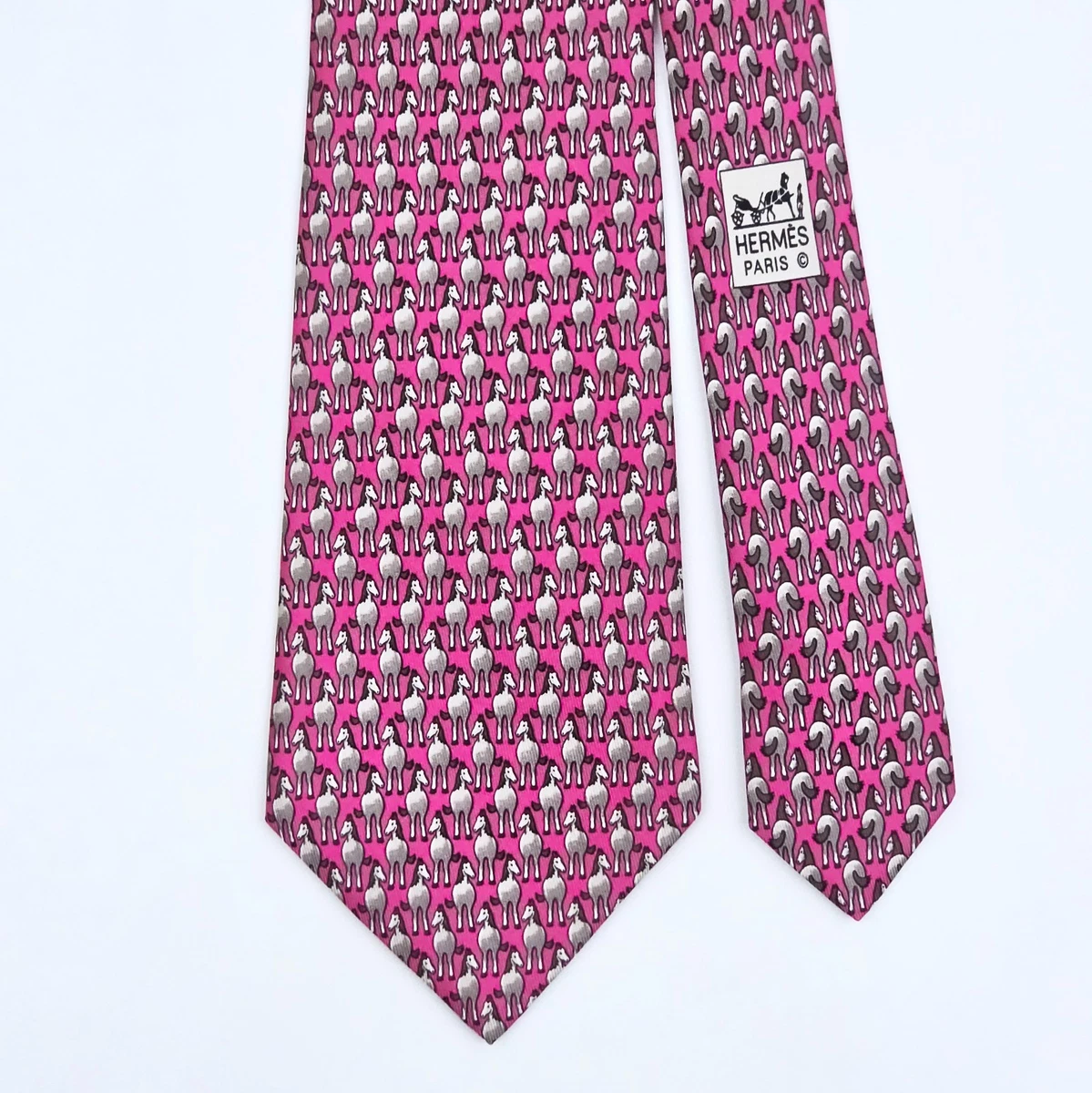 HERMÈS Pink Ties for Men for sale | eBay
