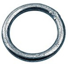 Sea Dog Hot Dipped Galvanized Steel Welded Round Ring 1/4 In x 2 In 192420