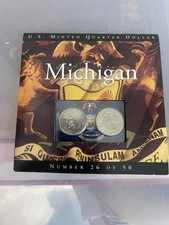 MICHIGAN 2004 State Quarters Coins of America  UNCIRCULATED