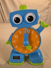 Learning Resources Tock The Learning Clock Robot Toy Used