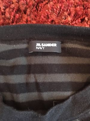 Jil Sander Langarm Shirt S Gestreift Pullover leichter
