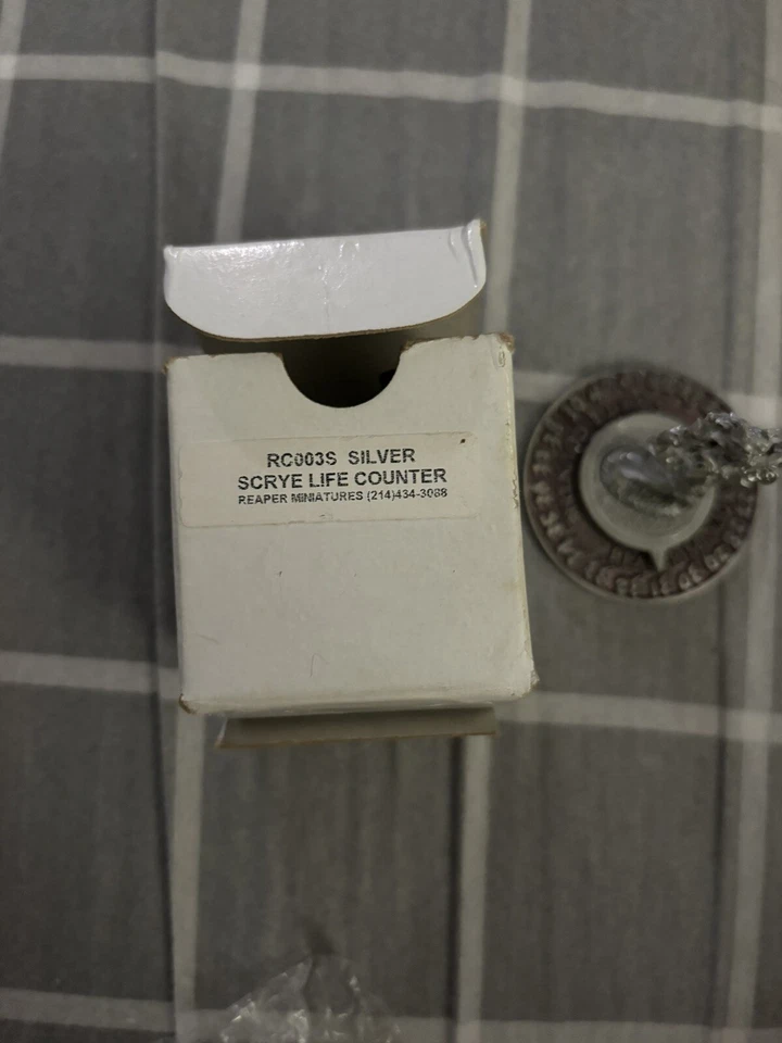 1994 Reaper Miniatures RC003GD Silver Scrye Life Counter - Image 2 of 2