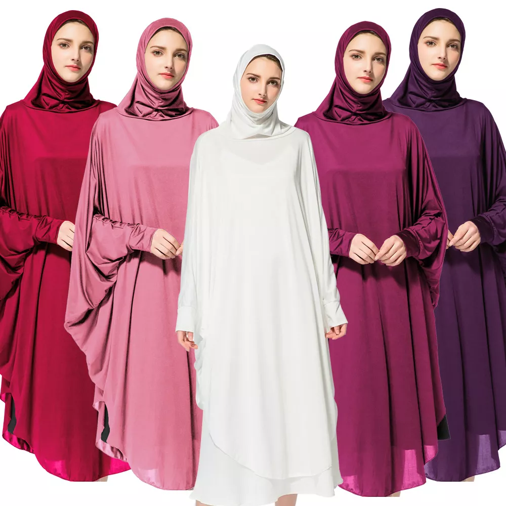 Muslim Women Hijab Dress Garment Jilbab Abaya Long Khimar Full Cover  Ramadan Gown Abayas Islamic Clothes Niqab - AliExpress