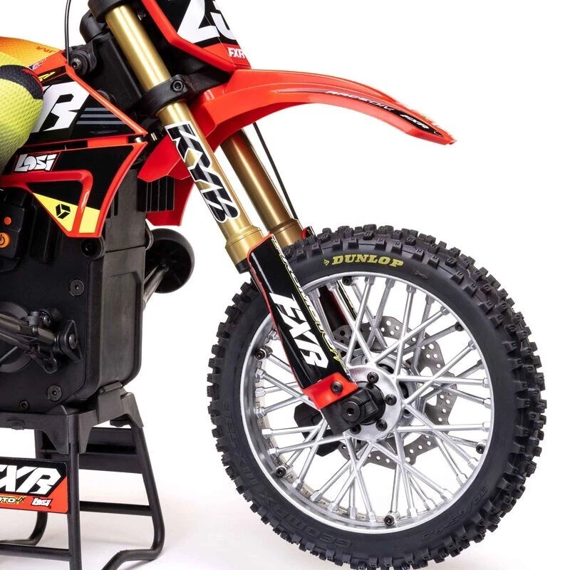 Losi Promoto-MX RTR 1/4 Brushless Dirt Bike (FXR) w/2.4GHz DX3PM Radio & MS6X Sy - Image 3 of 3