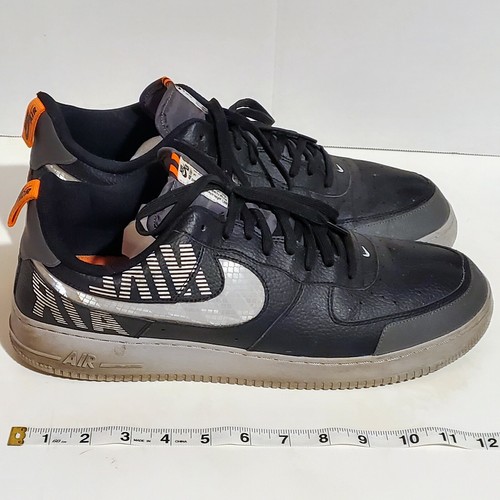 Nike Air Force 1 Low Black Under Construction Shoes BQ4421-002 Men Sz 15 |  eBay