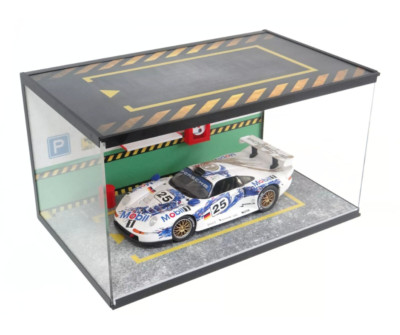 Acryl Vitrine Diorama Maßstab 1:18 - Tiefgarage für Automodell 1/18