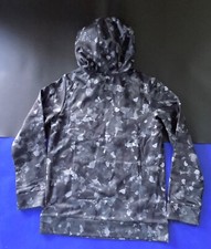 NEW WT UNDER ARMOUR CHARCOAL CAMO HOODIE PULL OVER MSRP 45 SIZE YOUTH LARGE
