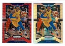 2020 Panini Prizm WNBA Arike Ogunbowale #30 Ruby Wave + Hyper Lot Dallas Wings