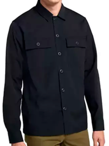 LONG SLEEVE BUTTON DOWN SHIRT JACKET | eBay