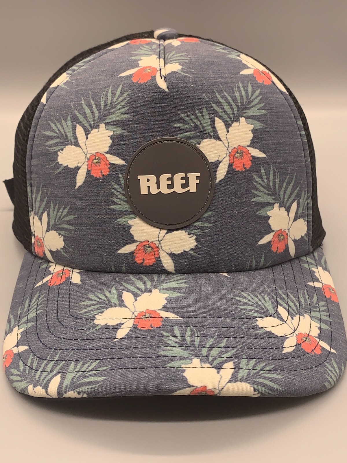 Reef Trucker Hat Cap Adjustable Strapback Clip Bl… - image 1