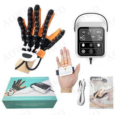 Upgraded Finger &Hand Function Rehabilitation Robot Gloves for Stroke Hemiplegia