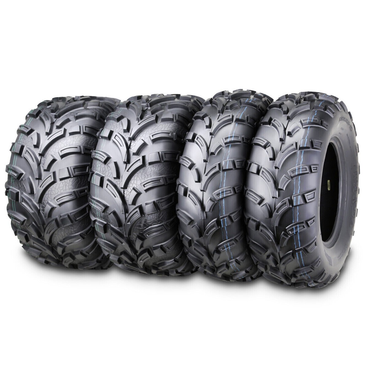 Set 4 WANDA ATV Tires 25x8-12 25x11-12 for 14-16 Polaris Ranger