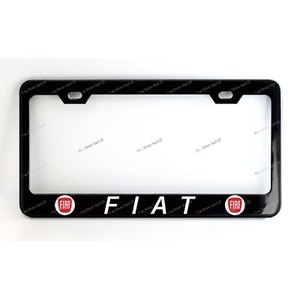 Chrome Plated Metal License Plate Frame For FIAT - Custom Made In USA, Front Or Rear