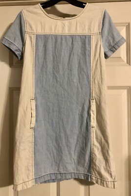 Forever 21 Vintage Scandi Minimal Coastal Quiet Luxury Chambray Two Tone Size S