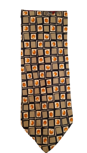 Vintage Luciano Soprani Necktie Men's Classic Multicolor 100% Silk Italian Made - Picture 4 of 14