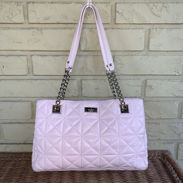 light pink shoulder bag
