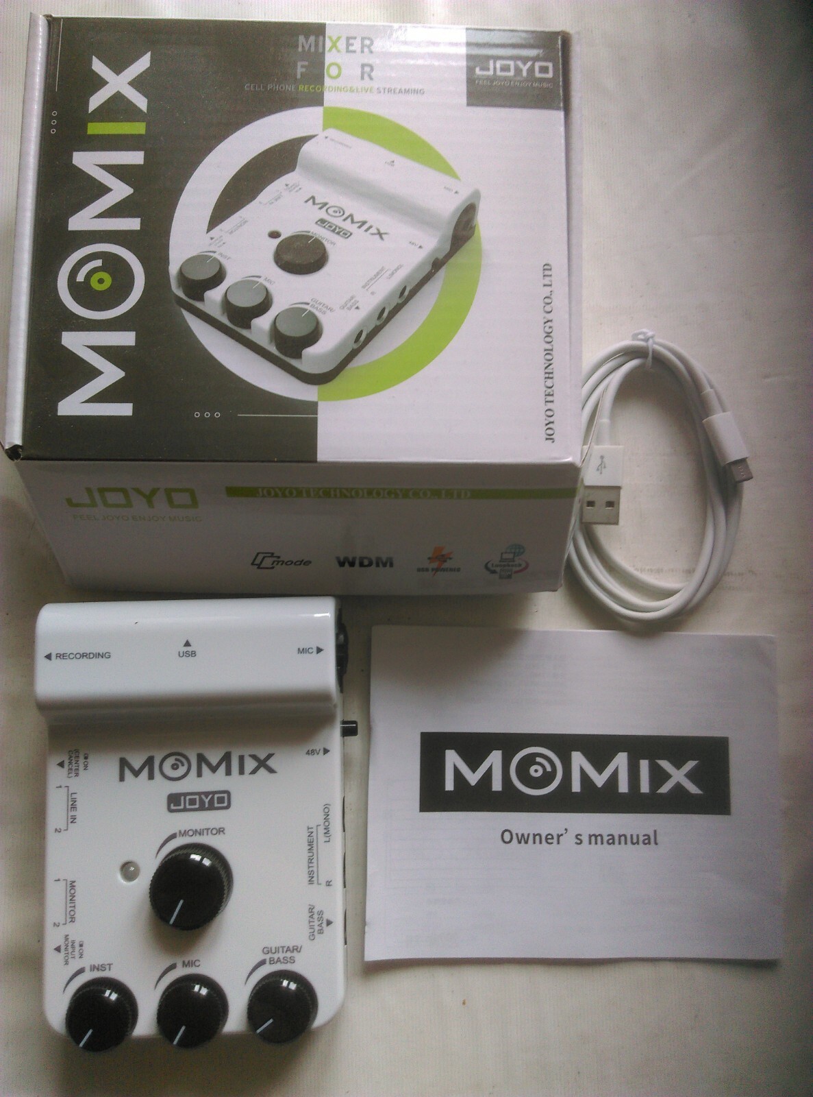 Carte son Momix interface audio avec monitoring en temps réel