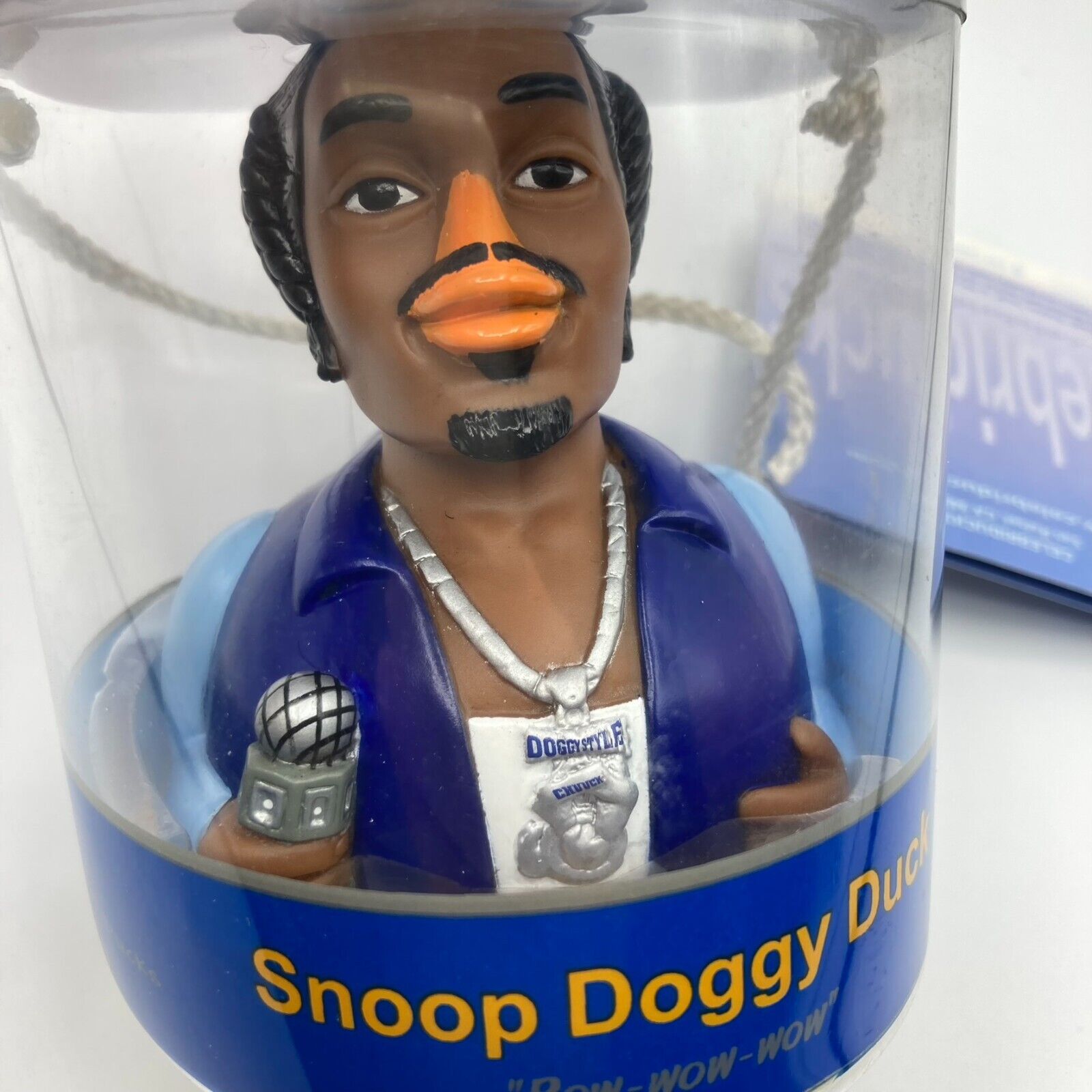 Celebriducks Snoop Doggy Duck 2002 Vintage Rubber Bath Figure Rare Retired  New