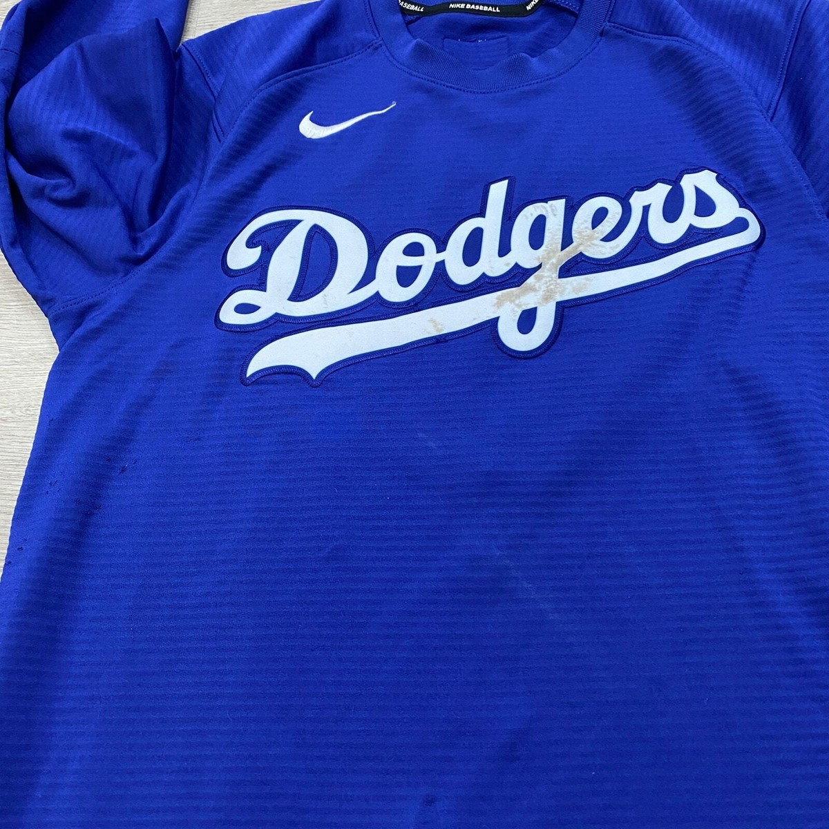 Nike MLB LA Dodgers Dri Fit Long Sleeve Shirt Men's S Sportswear