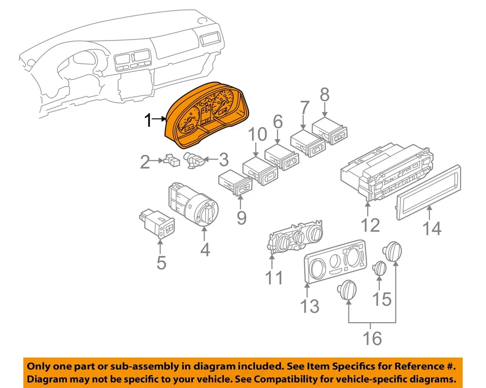 Medidor de velocímetro usado se adapta a: Volkswagen Jetta Cluster 2001 SDN 1,8 L turbo gasolina MP Foto 3 de 4