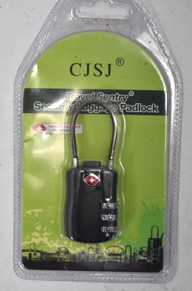 CJSJ Travel Sentry Security Luggage Padlock TSA Accepted