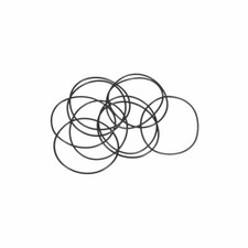 O-Rings Nitrile Rubber 36mm x 38mm x 1mm Seal Rings Sealing Gasket 10pcs KD