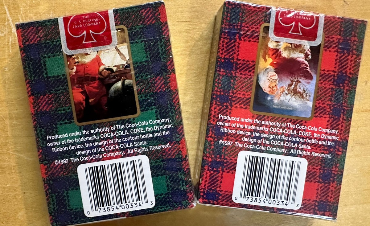Coca Cola Nostalgia Playing Cards Santa 1949 1951 Limited
