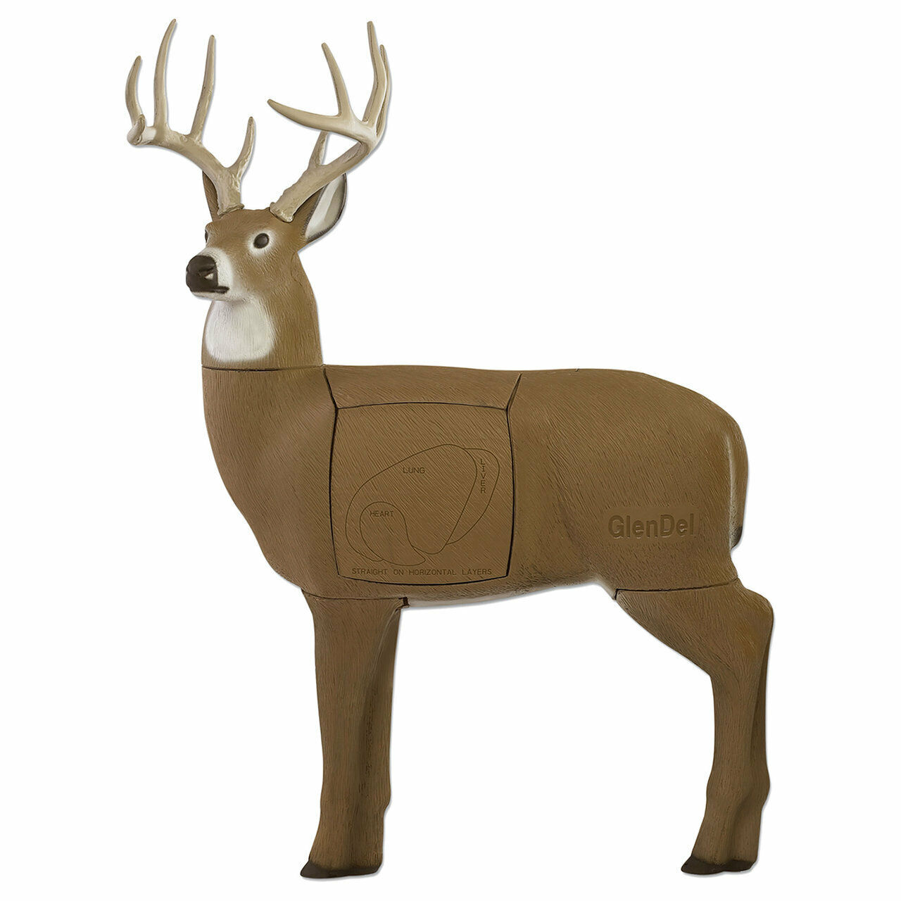 New BLOCK Targets GlenDel Buck 3D Archery Target with Replaceable 4-sided