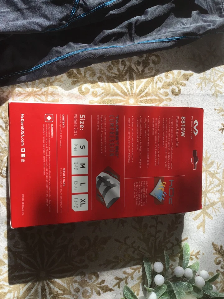 New Woman's MCDAVID Recovery Pants - Size XL - Woman's Sizes 16 - 18 - 8810W - Image 3 of 4