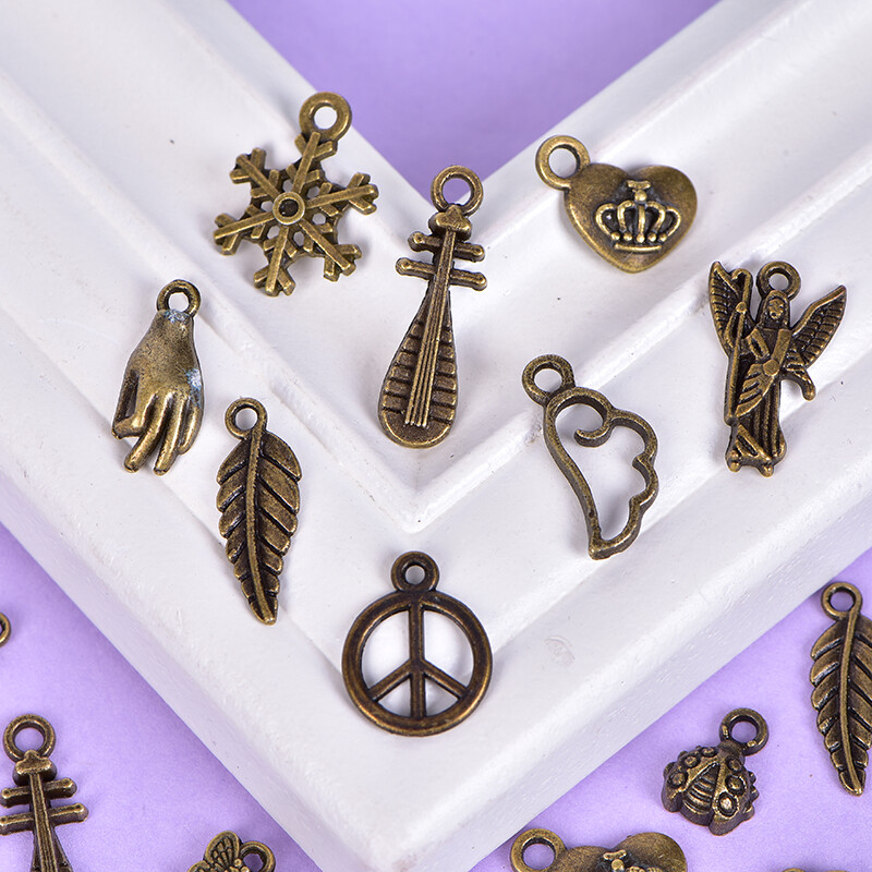 Charms Acier Inoxydable LEGENTLISUR - Lot 100 Pièces DIY Bijoux