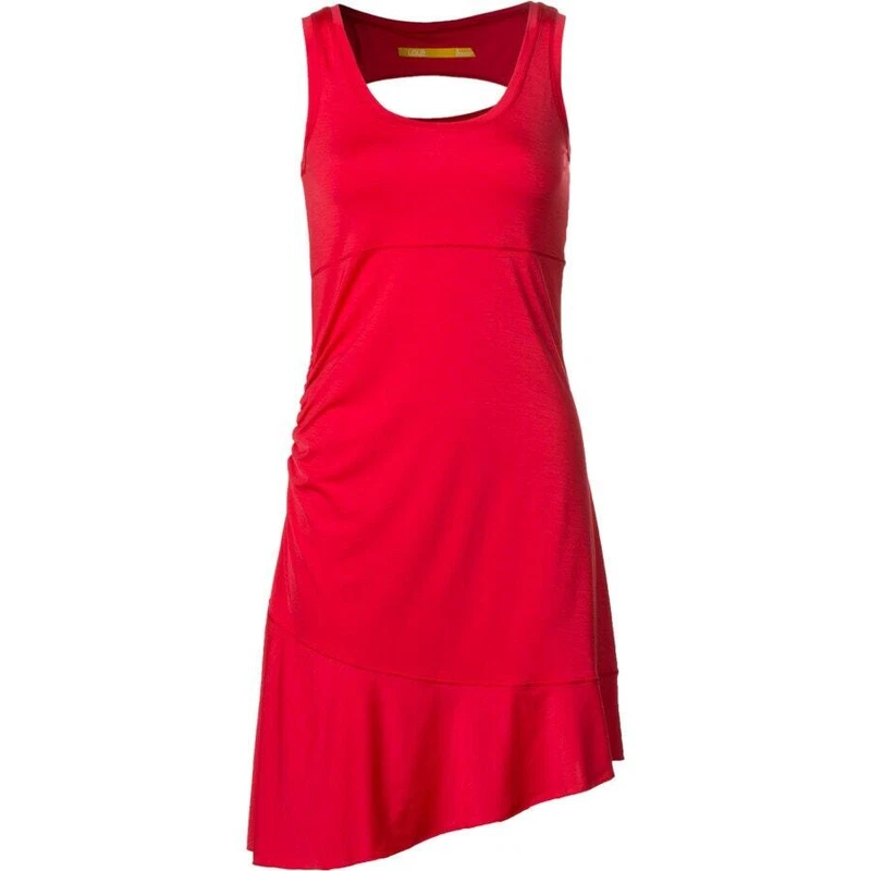 lole sleeveless ruched asymmetric athletic tennis golf 