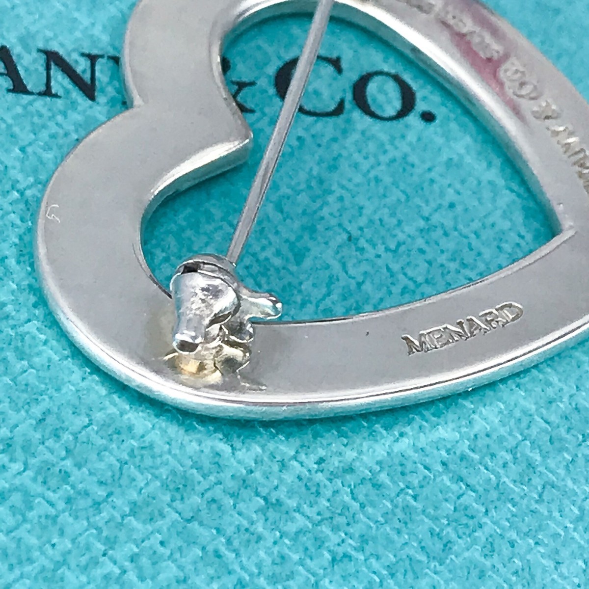 Tiffany MENARD  オープンハート ブローチ Silver925 楽天市場】Tiffany&Co.(ティファニー) オープンハート ブローチ
