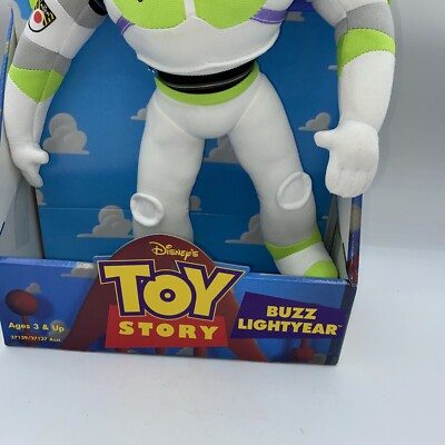 Vintage 1996 Disney Buzz Lightyear Posable Toy Story Hasbro Plush