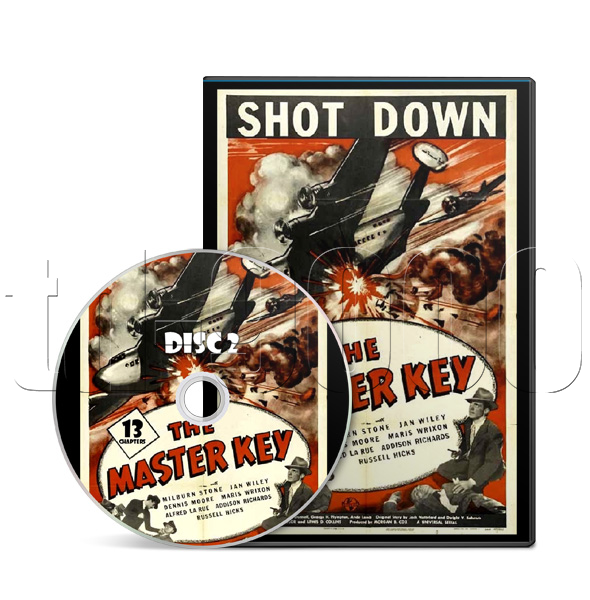 The Master Key (1945) 13 Chapter Universal Movie Serial Cliffhanger (2 x DVD)